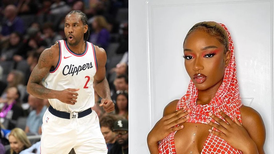 Kawhi Leonard and Ayra Starr