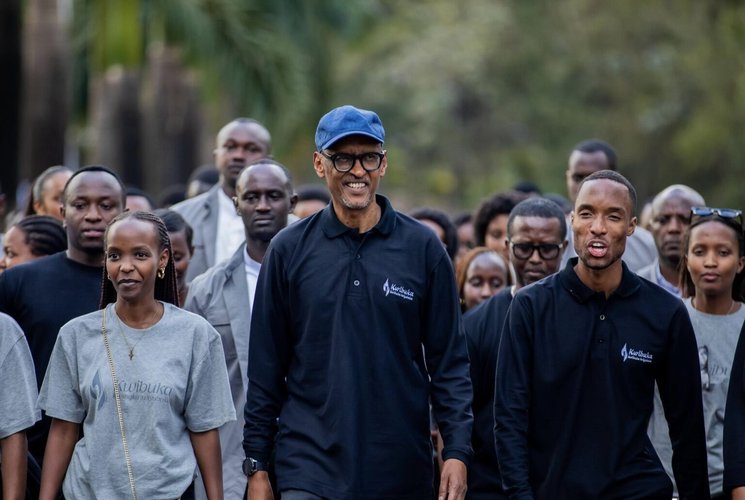 Perezida Kagame yitabiriye Walk to Remember