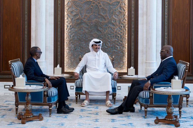 Kagame meets Tshisekedi