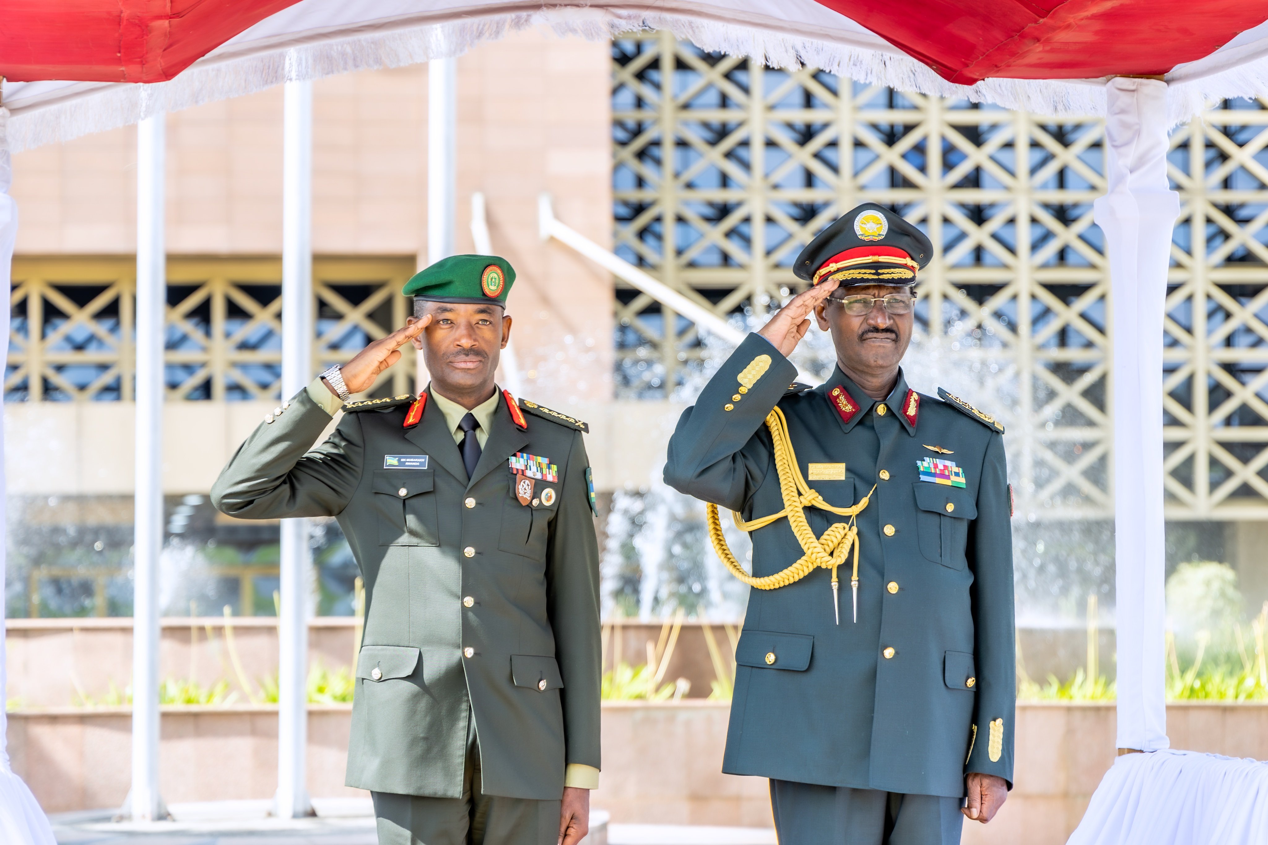 RDF CDS Gen Mubarakh Muganga with the Ethiopia's ENDP CDS
