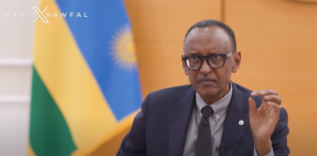 Paul Kagame speaks with Mario Nawfal